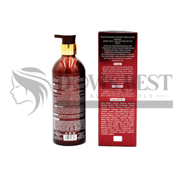 Makari Body Milk Exclusive Active Intense Unify Illuminate Tone Boosting Body Milk - Image 2
