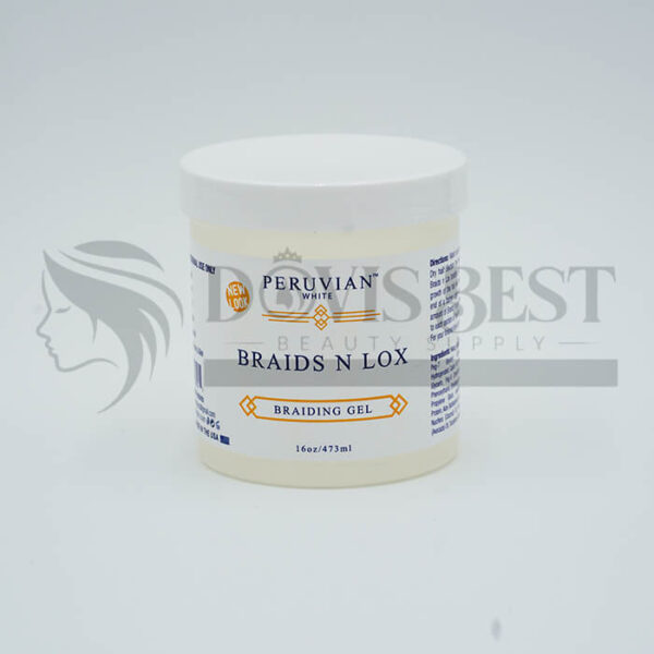 Peruvian White Braid & Lox Braiding Gel