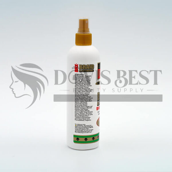 African Royale BRX Braid and Extensions Sheen Spray, 12 oz