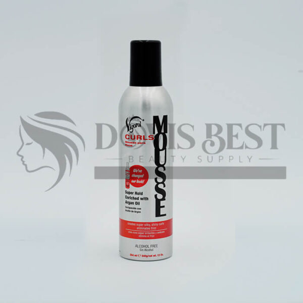 Vigorol Mousse Curls Super Hold Enriched With Argan Oil