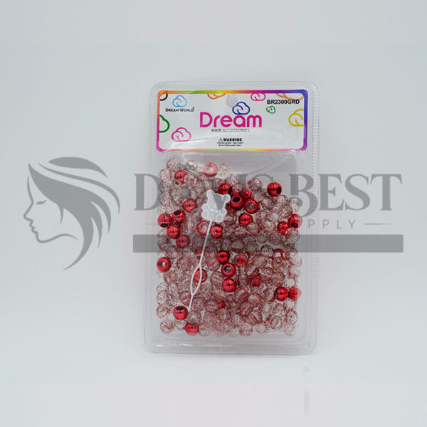 Dream World - Round Hair Bead Medium 200 Pieces - Image 4